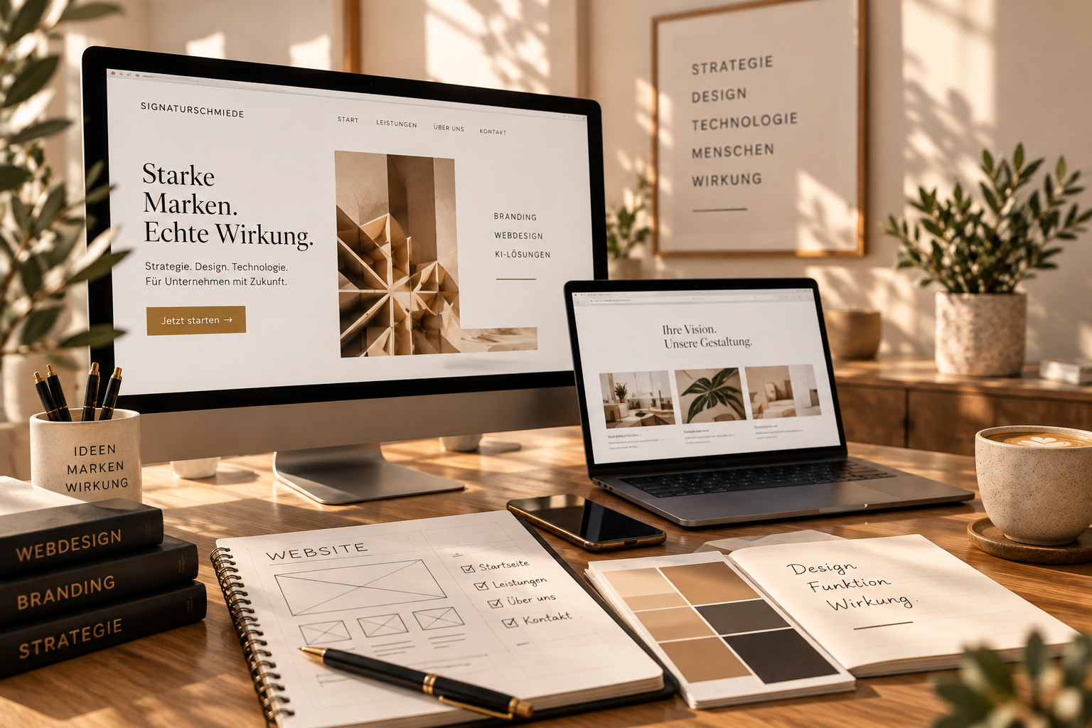 Individuelles Branding und Logo-Design für Unternehmen – SIGNATURSCHMIEDE
